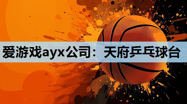 爱游戏ayx公司：天府乒乓球台