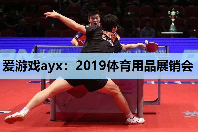 爱游戏ayx：2019体育用品展销会