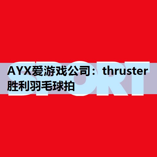 thruster胜利羽毛球拍 thruster胜利羽毛球拍